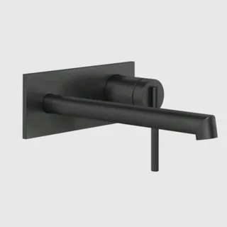 Смеситель для раковины, Gessi, Ingranaggio, цвет-черный матовый