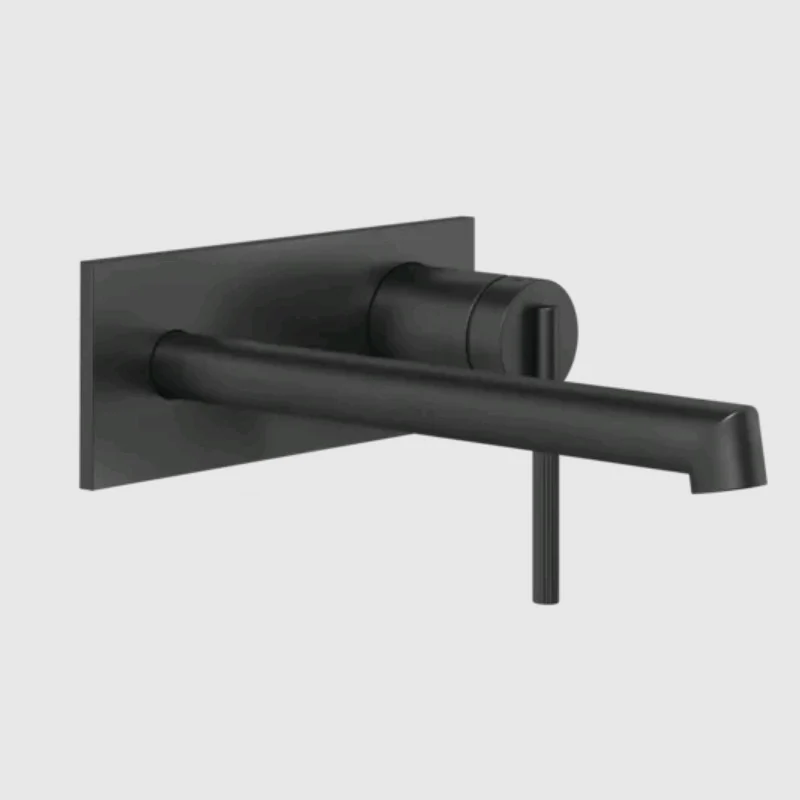 Смеситель для раковины, Gessi, Ingranaggio, цвет-черный матовый