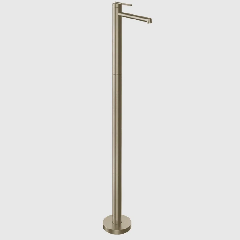 Смеситель для раковины, Gessi, Ingranaggio, напольный, цвет-Finox Brushed Nickel