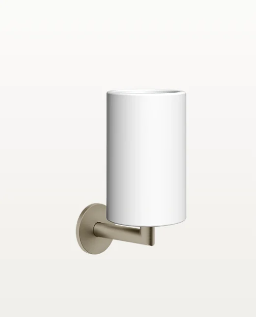 Стакан, Gessi, шгв 75*107*172, цвет-белый/Finox Brushed Nickel