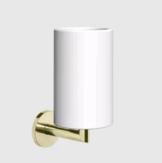 Стакан, Gessi, шгв 75*107*172, цвет-белый/Brass PVD — иконка