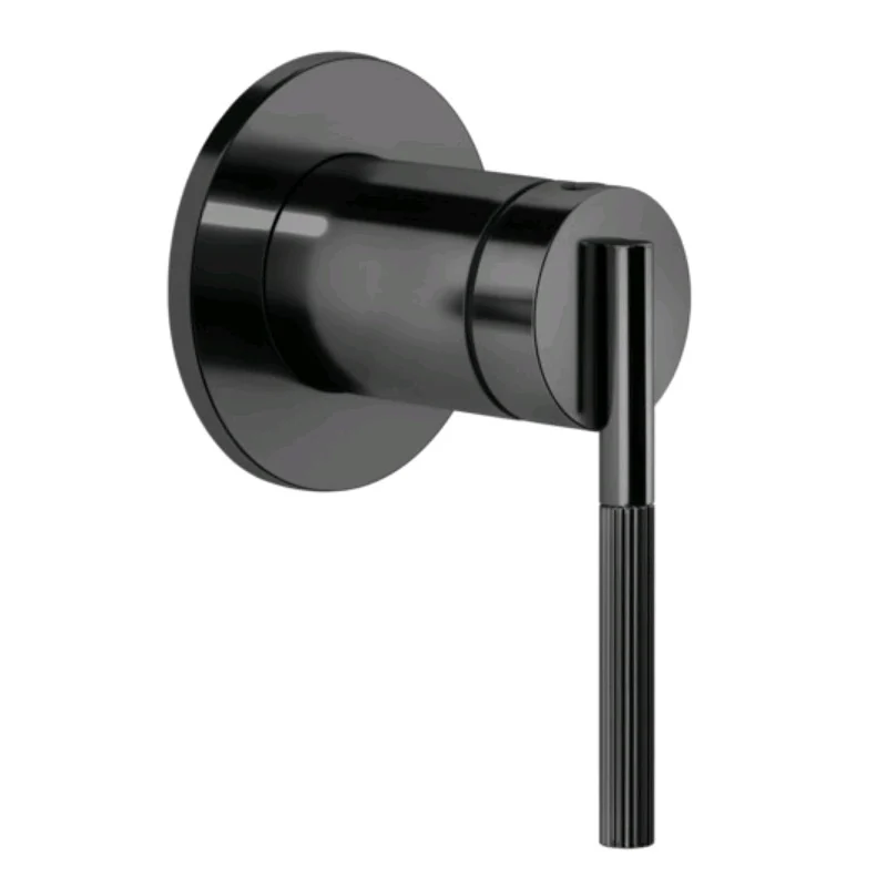 Смеситель для душа, Gessi, Ingranaggio, на 1 потребитель, цвет-Black Metal PVD