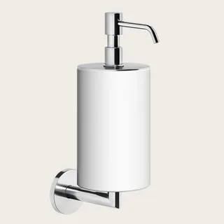Дозатор для жидкого мыла, Gessi, шгв 75*128*243, цвет дозатора-хром/белый