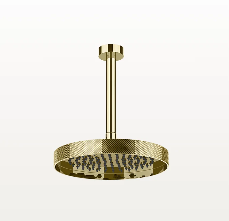 Верхний душ, Gessi, Tondo, 250*250, цвет-Brass PVD