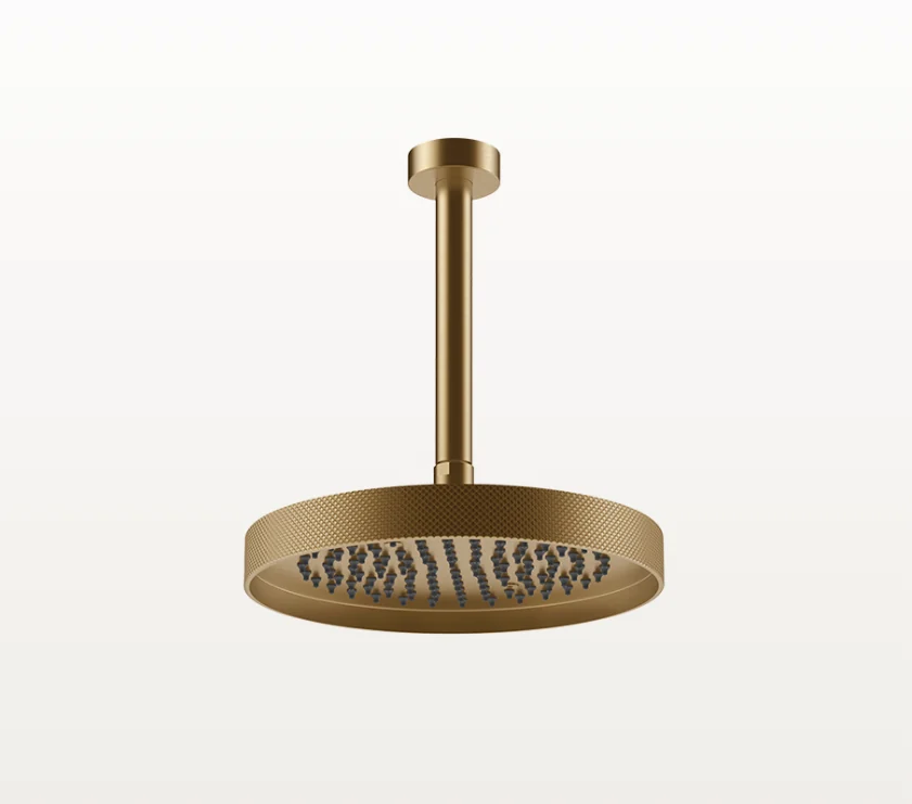 Верхний душ, Gessi, Tondo, 250*250, цвет-Warm Bronze Brushed PVD