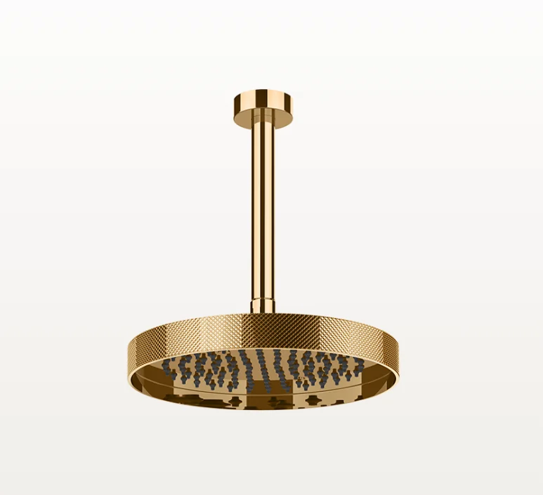 Верхний душ, Gessi, Tondo, 250*250, цвет-Warm Bronze PVD