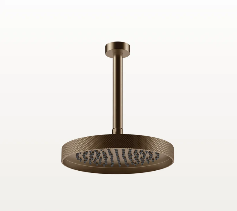 Верхний душ, Gessi, Tondo, 250*250, цвет-Coffee Bronze Brushed PVD