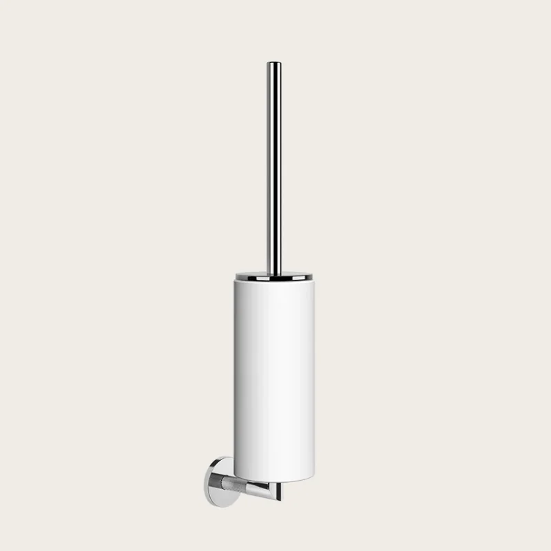 Ёршик, Gessi, Anello, шгв 76*107*470, цвет колбы-белый, цвет-хром