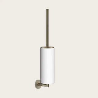 Ёршик, Gessi, Anello, шгв 76*107*470, цвет колбы-белый, цвет-Finox Brushed Nickel