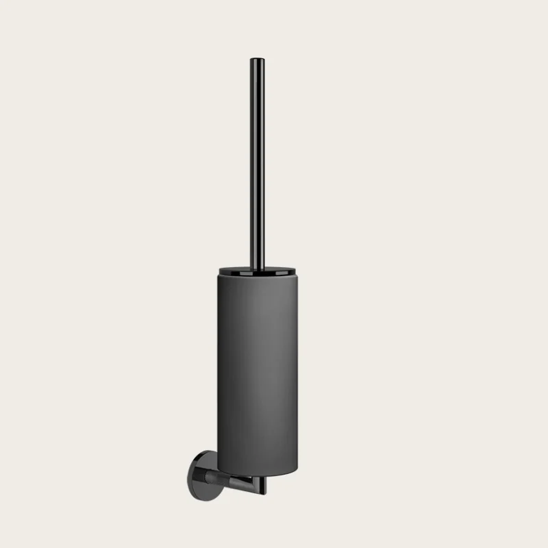 Ёршик, Gessi, Anello, шгв 76*107*469, цвет колбы-черный, цвет-Black Metal PVD