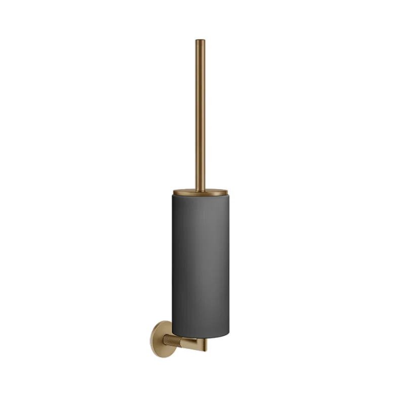 Ёршик, Gessi, Anello, шгв 76*107*469, цвет колбы-черный, цвет-Warm Bronze Brushed PVD