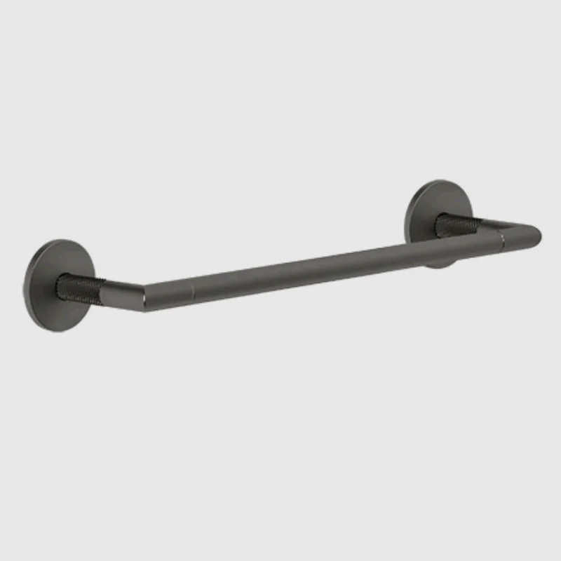 Полотенцедержатель, Gessi, Anello, шгв 350*77*50, цвет-Black Metal Brushed PVD