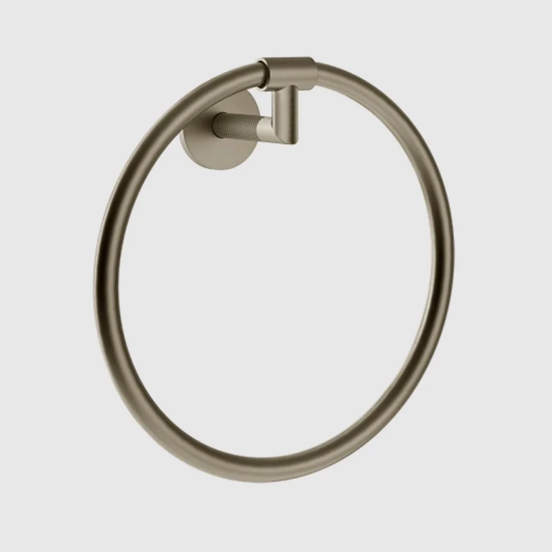 Полотенцедержатель, Gessi, Anello, шгв 222*78*224, цвет-Finox Brushed Nickel