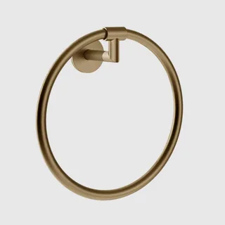 Полотенцедержатель, Gessi, Anello, шгв 222*78*224, цвет-Warm Bronze Brushed PVD