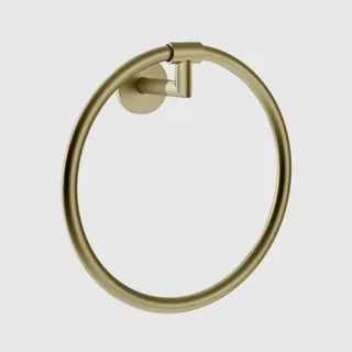 Полотенцедержатель, Gessi, Anello, шгв 222*78*224, цвет-Brushed Brass PVD — иконка