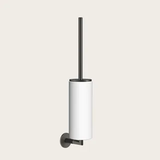 Ёршик, Gessi, Ingranaggio, шгв 76*107*469, цвет колбы-белый, цвет-Black Metal Brushed PVD
