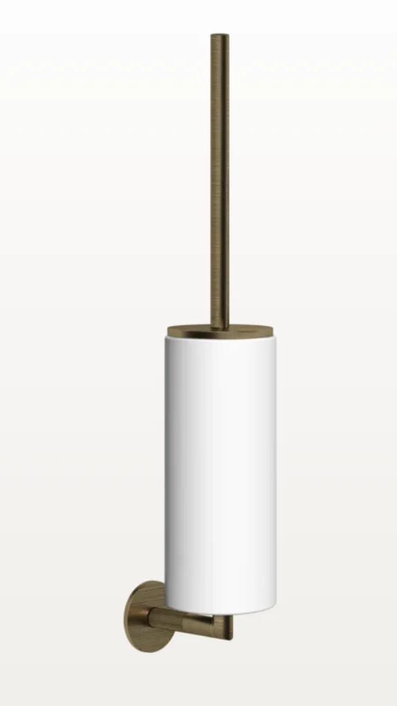 Ёршик, Gessi, Ingranaggio, шгв 76*107*469, цвет колбы/держателя-белый/Antique Brass