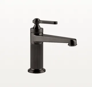 Смеситель для раковины, Gessi, VENTI20, на раковину/столешницу, цвет-Black Metal Brushed PVD
