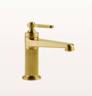 Смеситель для раковины, Gessi, VENTI20, цвет-Brushed Gold PVD — иконка
