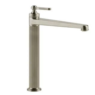 Смеситель для раковины, Gessi, VENTI20, цвет-Finox Brushed Nickel