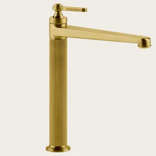 Смеситель для раковины, Gessi, VENTI20, цвет-Brushed Gold PVD