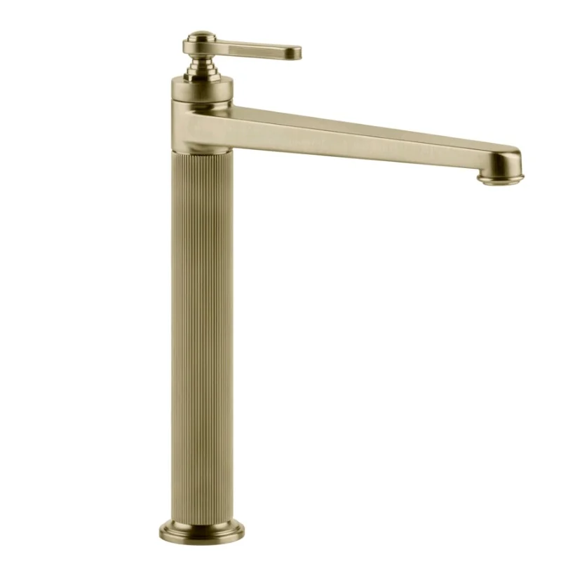 Смеситель для раковины, Gessi, VENTI20, цвет-Brushed Brass PVD