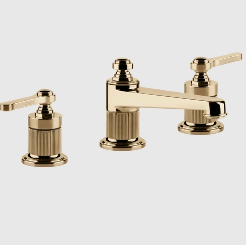 Смеситель для раковины, Gessi, VENTI20, цвет-Warm Bronze PVD