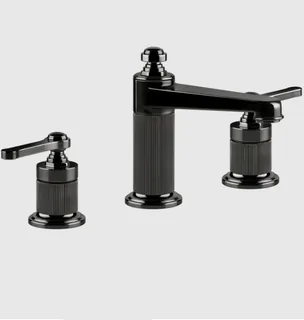 Смеситель для раковины, Gessi, VENTI20, цвет-Black Metal PVD