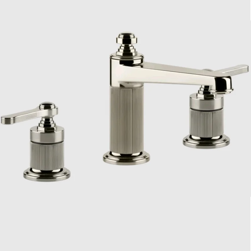 Смеситель для раковины, Gessi, VENTI20, цвет-Nickel PVD