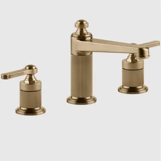 Смеситель для раковины, Gessi, VENTI20, цвет-Warm Bronze Brushed PVD