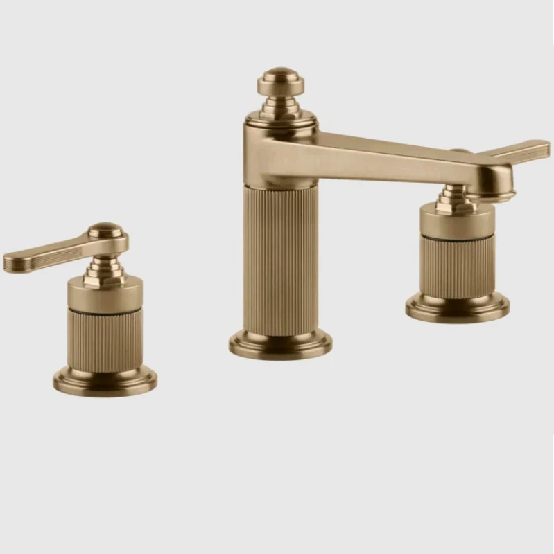 Смеситель для раковины, Gessi, VENTI20, цвет-Warm Bronze Brushed PVD