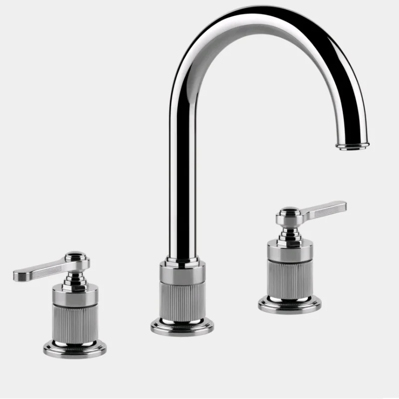 Смеситель для раковины, Gessi, VENTI20, цвет-хром