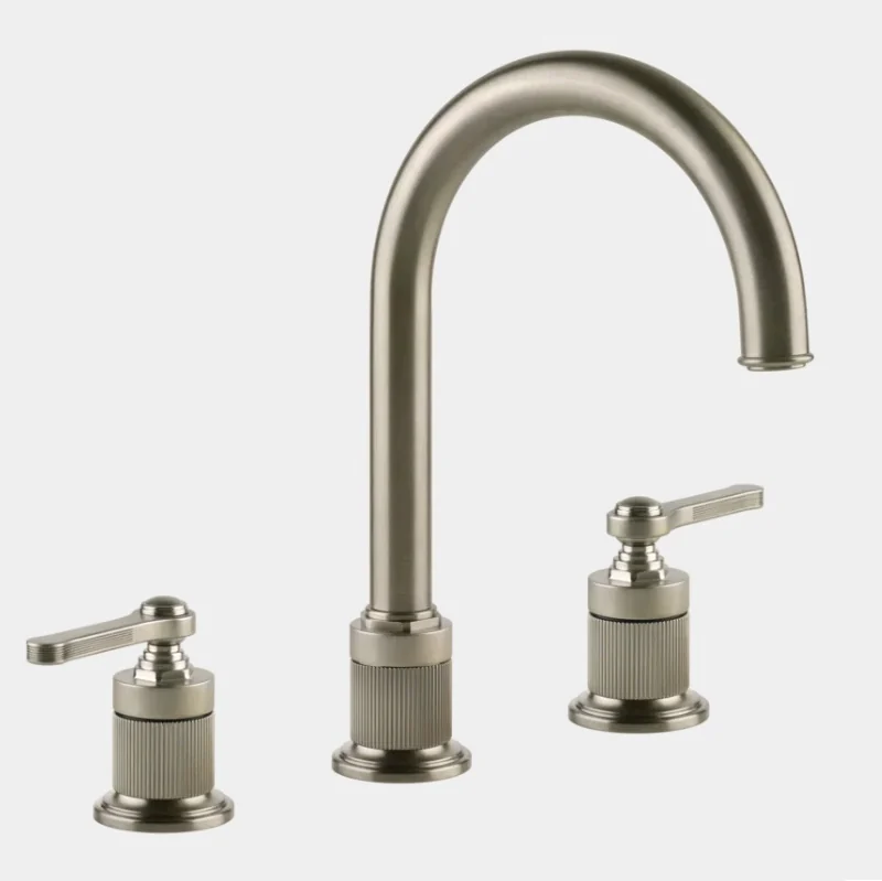 Смеситель для раковины, Gessi, VENTI20, цвет-Finox Brushed Nickel