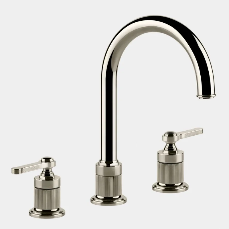 Смеситель для раковины, Gessi, VENTI20, цвет-Nickel PVD