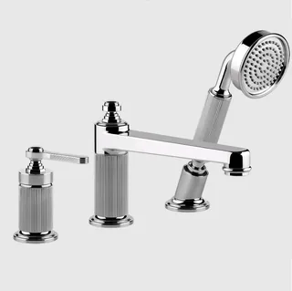 Смеситель для ванны и душа, Gessi, VENTI20, цвет-хром — иконка