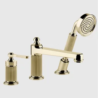 Смеситель для ванны и душа, Gessi, VENTI20, цвет-Brass PVD — иконка