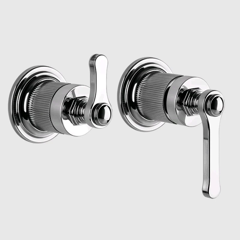 Смеситель для душа, Gessi, VENTI20, на 2 потребителя, цвет-хром