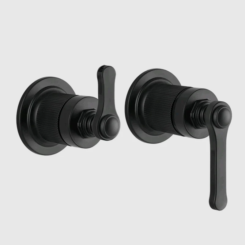 Смеситель для душа, Gessi, VENTI20, на 2 потребителя, цвет-черный матовый