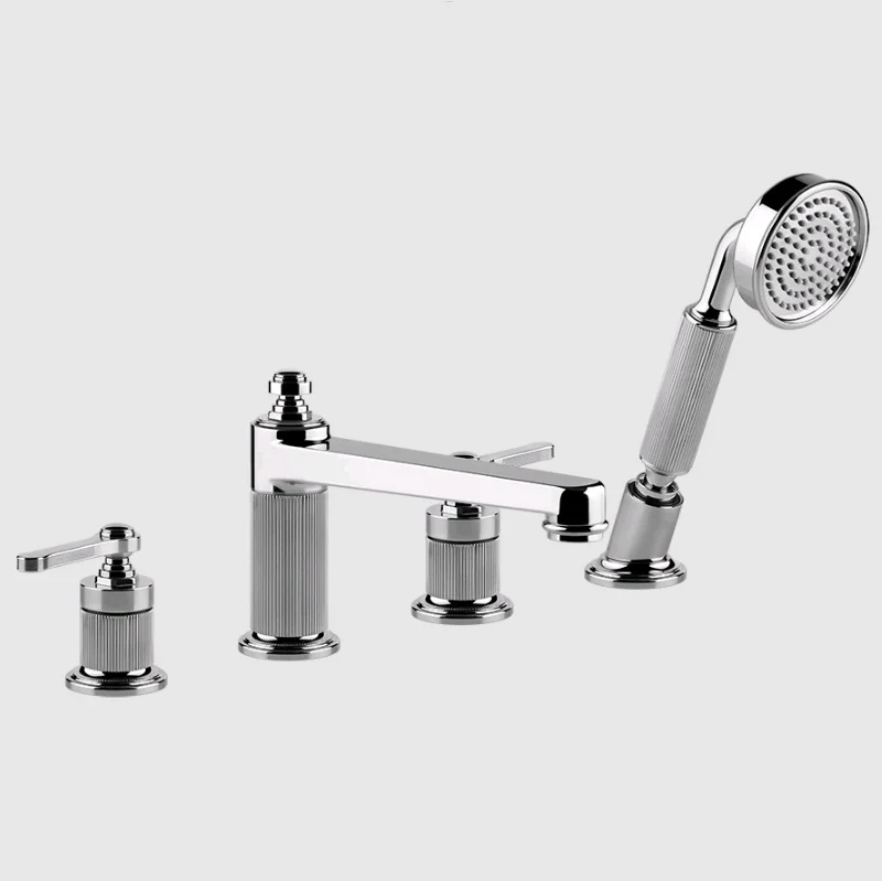 Смеситель для ванны и душа, Gessi, VENTI20, цвет-хром
