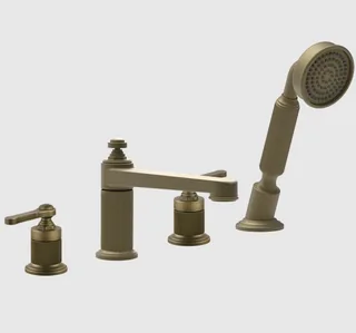 Смеситель для ванны и душа, Gessi, VENTI20, цвет-Antique Brass — иконка
