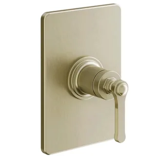 Смеситель для душа, Gessi, VENTI20, на 1 потребитель, цвет-Brushed Brass PVD