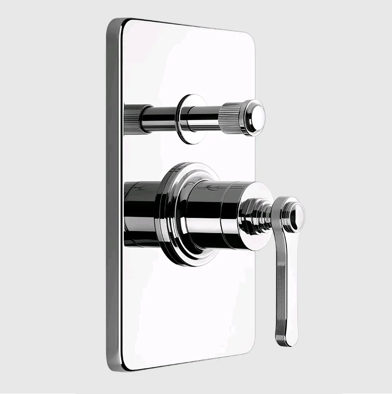 Смеситель для душа, Gessi, VENTI20, на 2 потребителя, цвет-хром (старый арт. 65079/031)