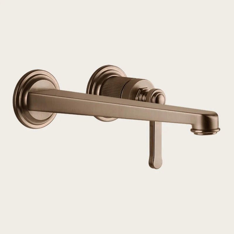 Смеситель для раковины, Gessi, VENTI20, цвет-Copper Brushed PVD