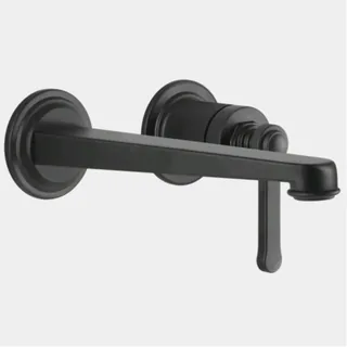 Смеситель для раковины, Gessi, VENTI20, цвет-черный матовый