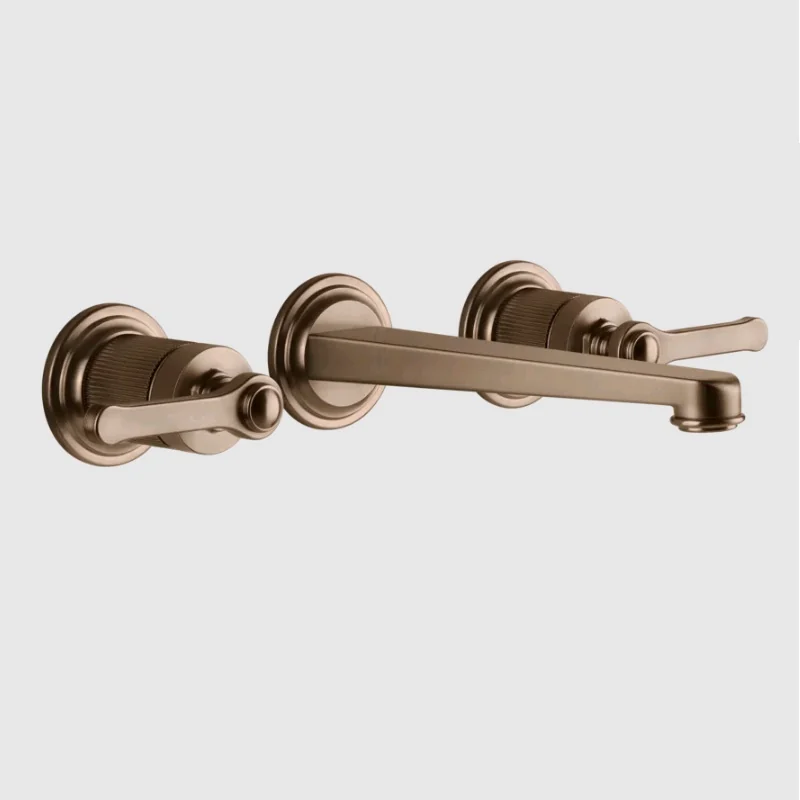 Смеситель для раковины, Gessi, VENTI20, цвет-Copper Brushed PVD