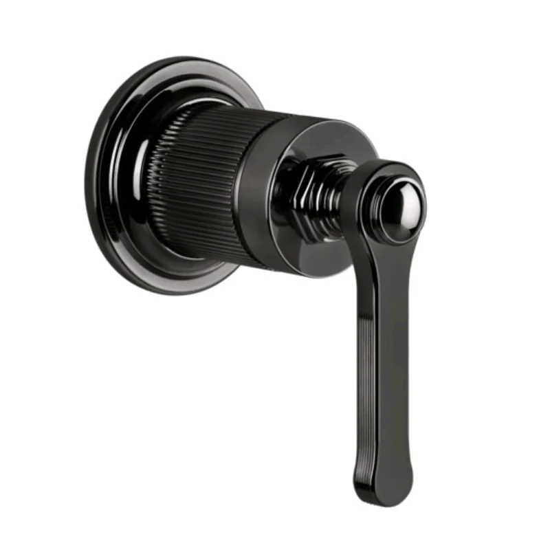 Смеситель для душа, Gessi, VENTI20, на 1 потребитель, цвет-Black Metal PVD