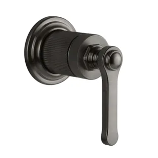 Смеситель для душа, Gessi, VENTI20, на 1 потребитель, цвет-Black Metal Brushed PVD — иконка