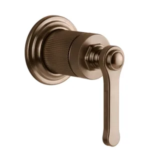 Смеситель для душа, Gessi, VENTI20, на 1 потребитель, цвет-Copper Brushed PVD