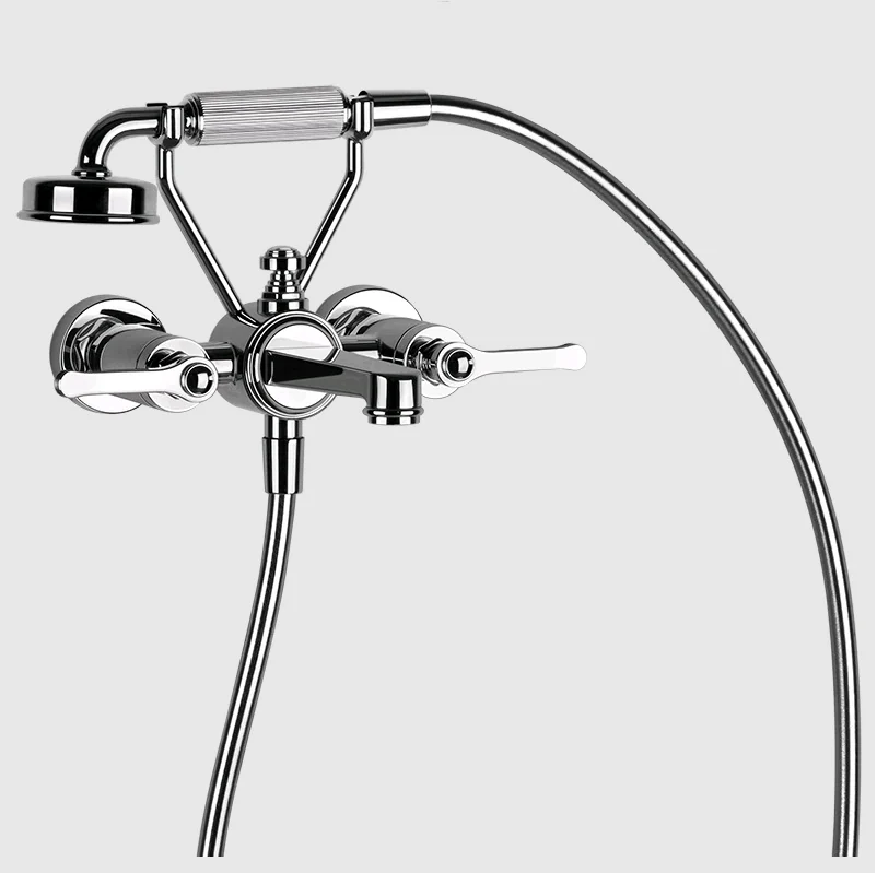 Смеситель для ванны и душа, Gessi, VENTI20, цвет-хром