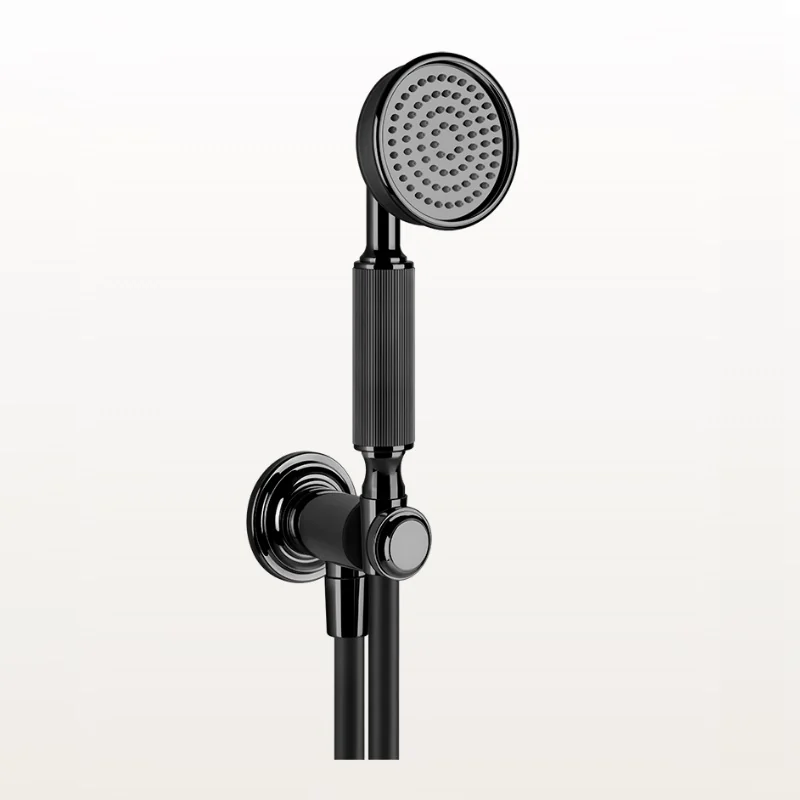 Душевой набор, Gessi, VENTI20, цвет-Black Metal PVD